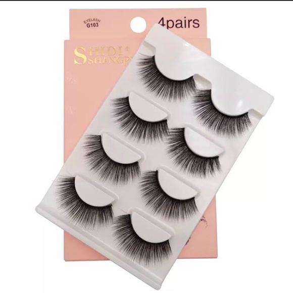 3D faux mink lashes 4 pairs